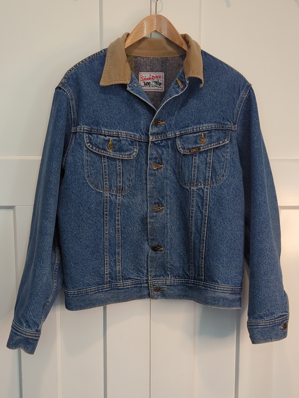 Vintage Lee Storm Rider Jean Jacket 1970/80s Size 42 (Large)